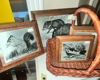 CHARLES BECKENDORF METAL ETCHINGS