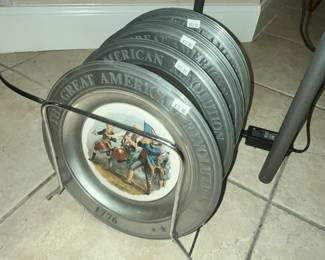 "THE GREAT AMERICAN REVOLUTION" PEWTER PLATES