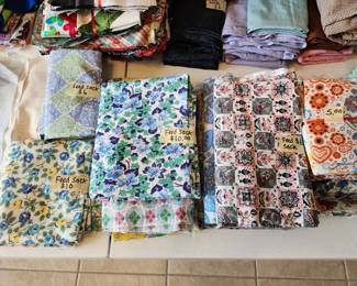 VINTAGE FLOUR SACKS FOR QUILTING / SEWING