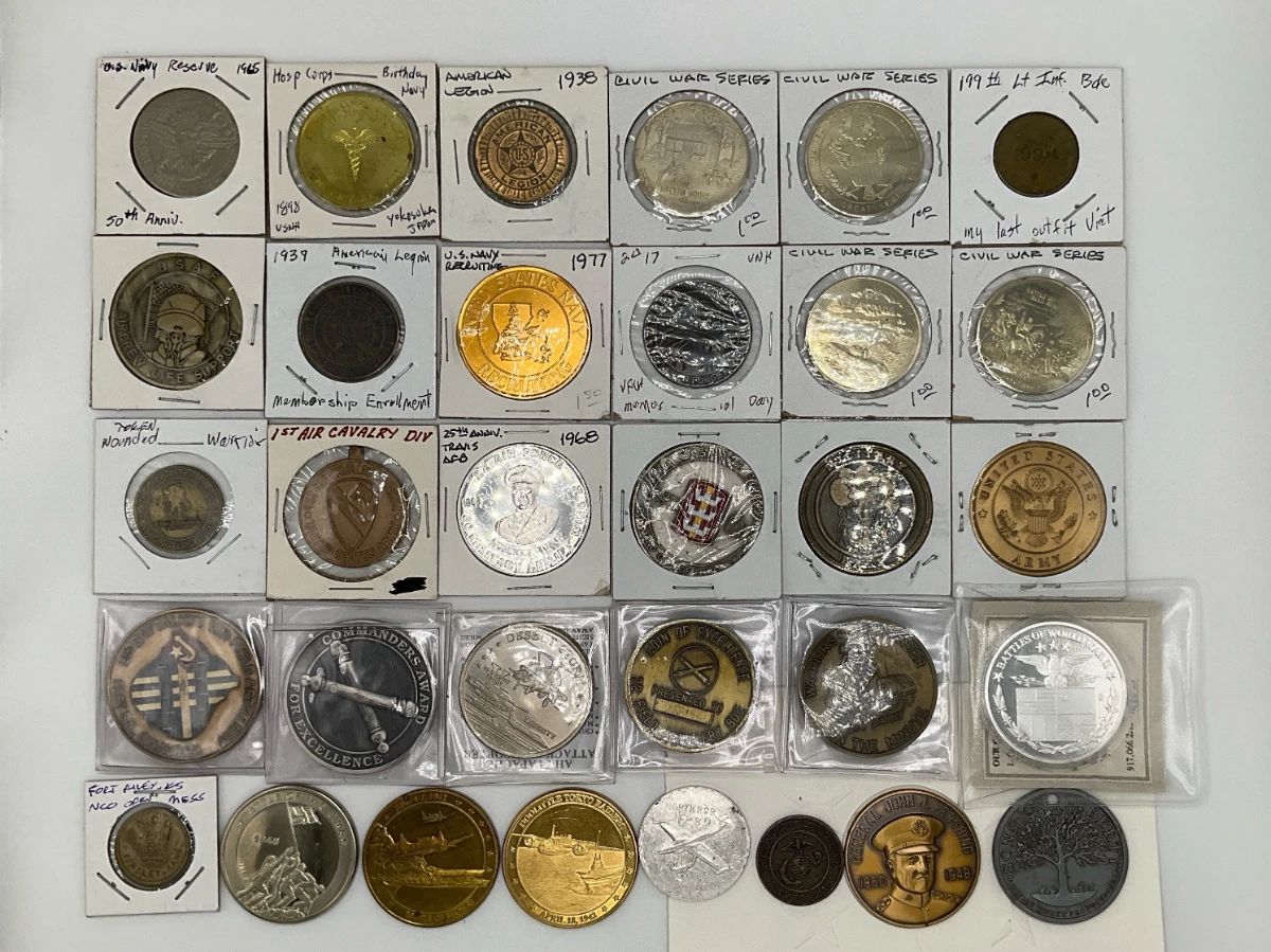Military Themed Token Collection