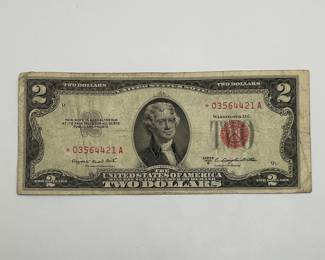 1953-B $2 Red Seal Star Note
