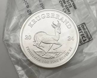 South Africa 1 Krugerrand Silver Round
