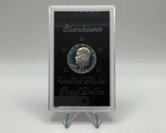 1972-S Proof "Brown Ike" Eisenhower Silver Dollar