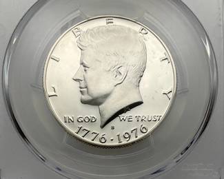 1976-S Silver Proof Kennedy Half Dollar, PCGS PR69 DCAM