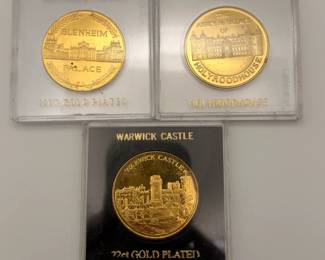 Gold Plated Medallions