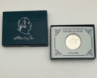 1982 George Washington Uncirculated Silver Half Dollar