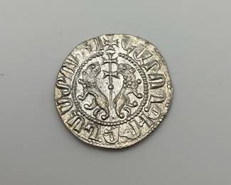 Ancient Armenia: Levon I (1198-1219 AD) Silver Tram