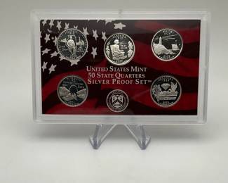 2003 US Mint State Quarters Silver Proof Set