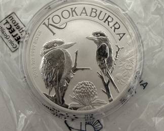 Australia 1 Dollar Kookaburra Silver Round
