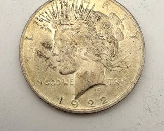 1922 Peace Dollar