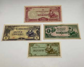Japanese Government Banknotes, Burma Occupation