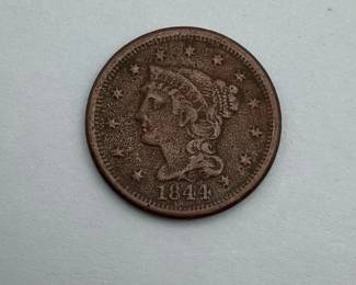 1844 US Large Cent