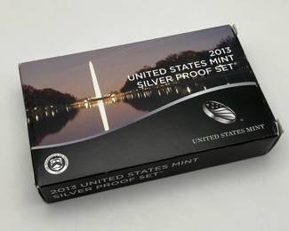 2013 US Mint Silver Proof Set