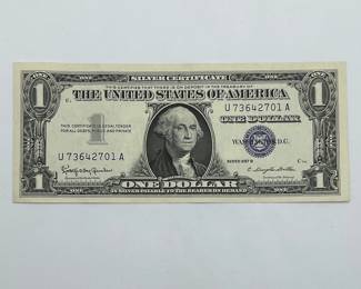 1957-B $1 Silver Certificate