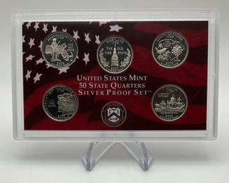 2000 US Mint State Quarters Silver Proof Set