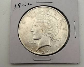 1922 Peace Dollar
