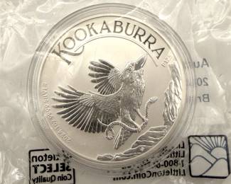 Australia 1 Dollar Kookaburra Silver Round