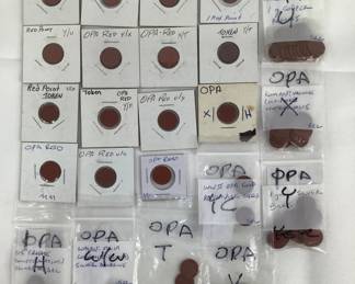 WWII OPA Ration Tokens