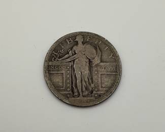 1917 Type 1 Standing Liberty 25c
