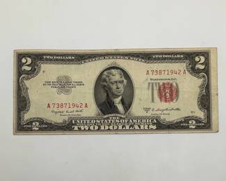 1953-B $2 Federal Reserve Note
