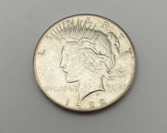 1922-S US Peace Silver Dollar