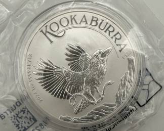 Australia 1 Dollar Kookaburra Silver Round