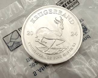 South Africa 1 Krugerrand Silver Round