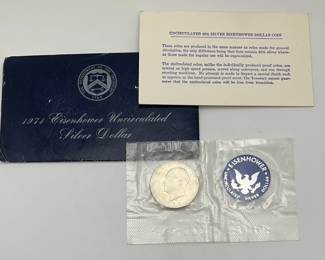 1971 Uncirculated Eisenhower Silver Dollar