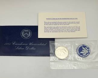 1971 Uncirculated Eisenhower Silver Dollar