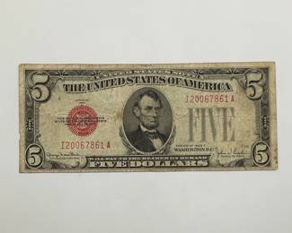 1928 F $5 Legal Tender Note