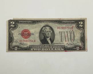 1928-D $2 Red Seal Note