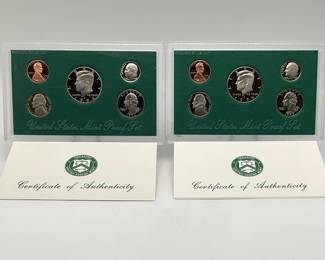 1994 and 1995 US Mint Proof Sets