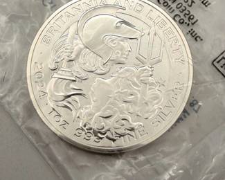 Great Britain 5 Dollar Britannia Silver Round