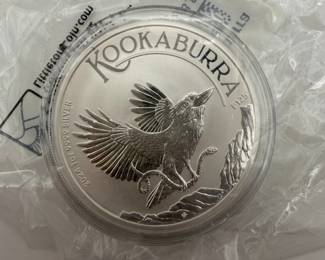 Australia 1 Dollar Kookaburra Silver Round
