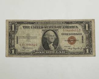1935-A $1 Hawaii Silver Certificate