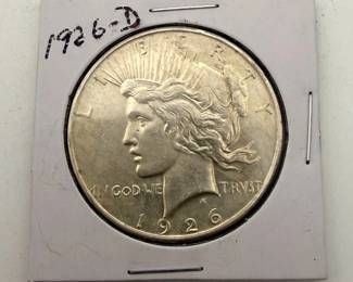 1926-D Peace Dollar