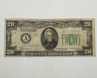1934 $20 Federal Reserve Note
