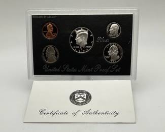 1996 US Mint Silver Proof Set