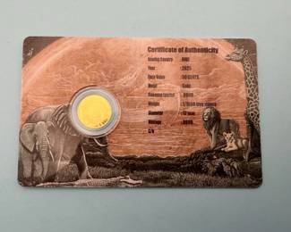 Noah's Ark Gold Coin