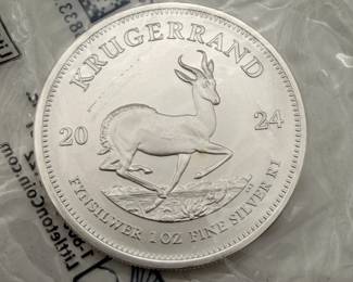 South Africa 1 Krugerrand Silver Round