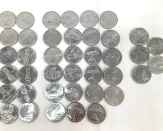 1969 Man in Space Tokens