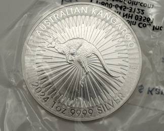 Australia 1 Dollar Kookaburra Silver Round