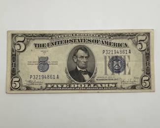 1934-C $5 Silver Certificate