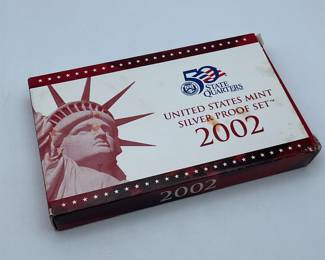 2002 US Mint Silver Proof Set