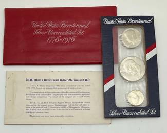 1976 US Bicentennial Silver Uncirculated Set