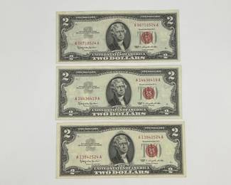 1963 $2 Red Seal Notes