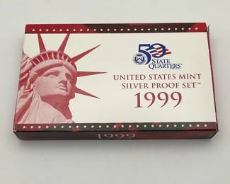 1999 US Mint Silver Proof Set