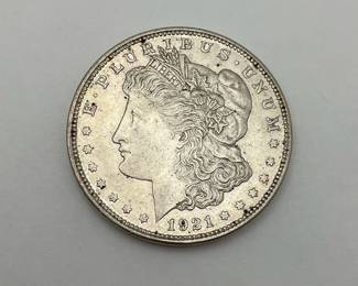 1921-D US Morgan Silver Dollar
