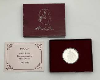 1982 George Washington Proof Silver Half Dollar