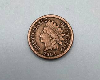 1863 Indian Head Cent